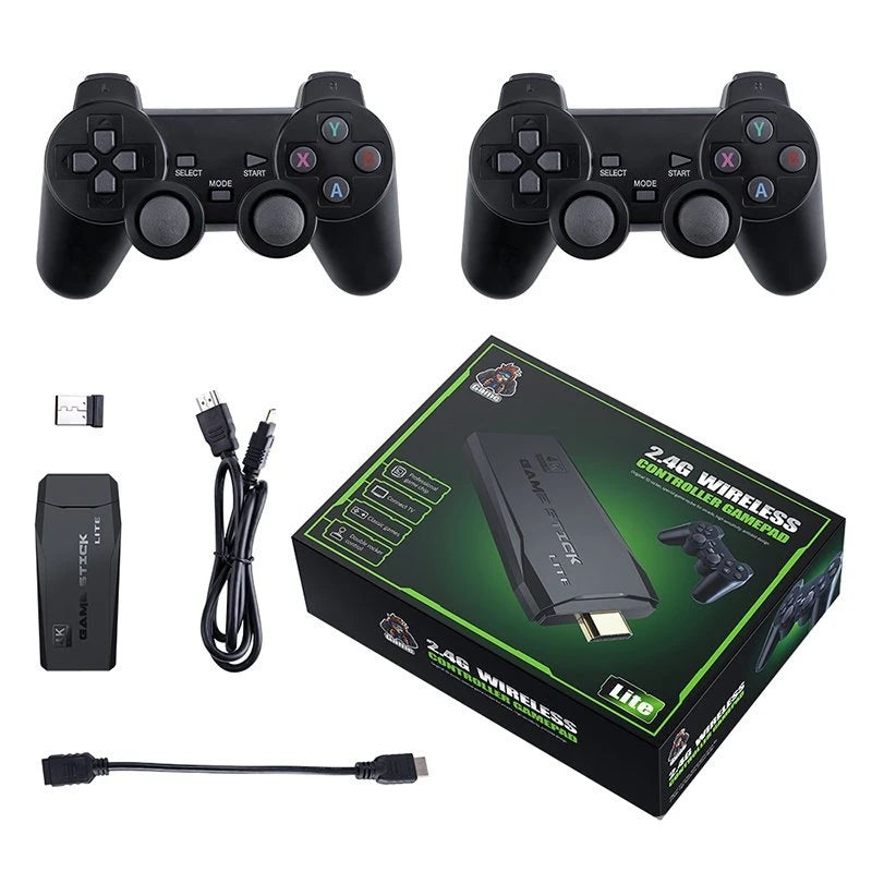 Console Retro com 10.000 Jogos Clássicos - Emulador Retro Wireless com Saída 4K HD